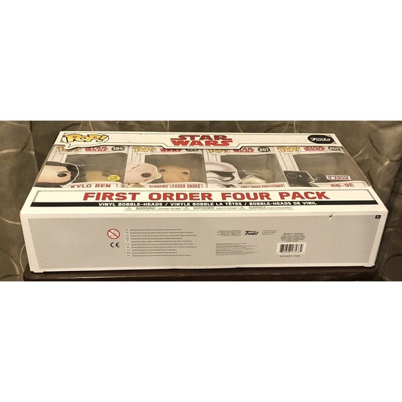 Funko Pop! Star Wars Costco First Order 4 Pack Kylo Exclusive Glows In The Dark - Picture 6 of 11